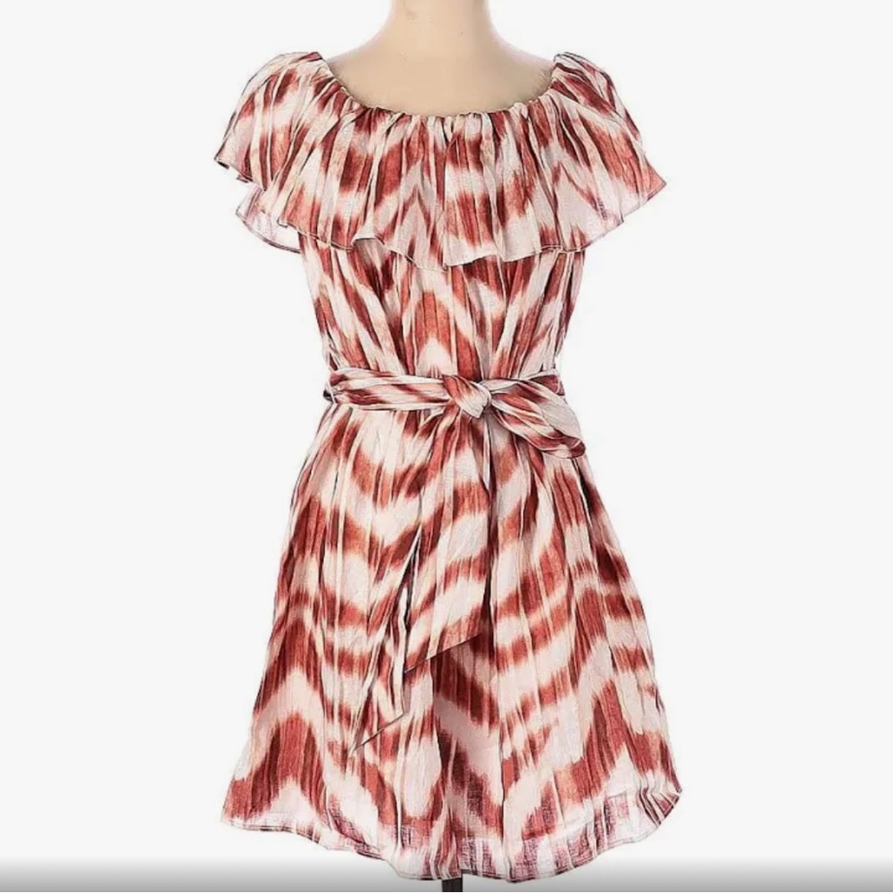 Banana Republic Women's Cold Shoulder Tie-Dye Dress